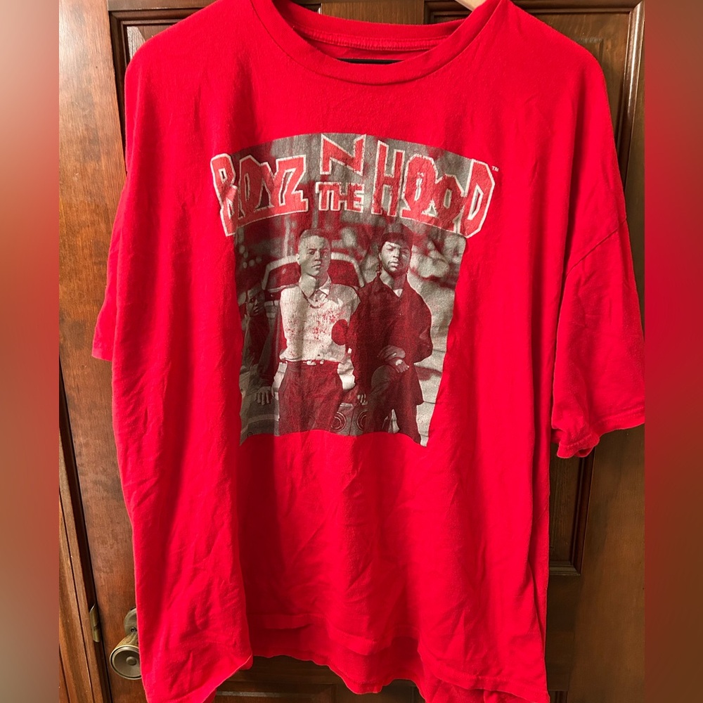 Philcos Boys n The Hood Red Graphic Men's T-Shirt, lightly worn. Size 5XL